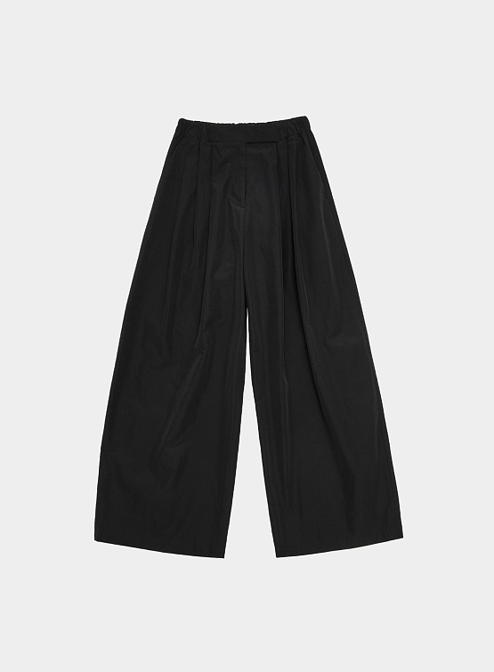 Женские брюки AMOMENTO Three Tuck Banding Black