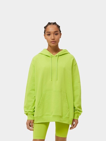 Худи MSGM Maxilogo Lime Green