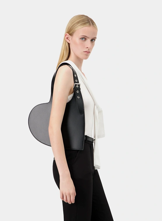 Сумка Coperni Belt Heart Tote Black