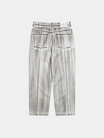 Джинсы LMC Dirty Washed Wide Denim Black