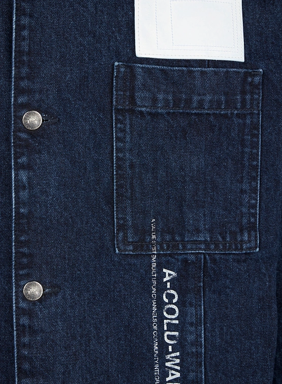 Куртка A-COLD-WALL* Discourse Chore Jacket Indigo