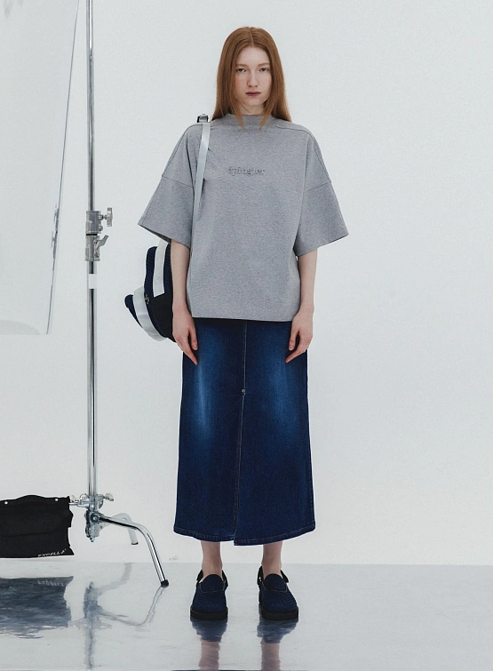 Женская юбка EPINGLER 3 Stitch Detail Denim Dawn Blue