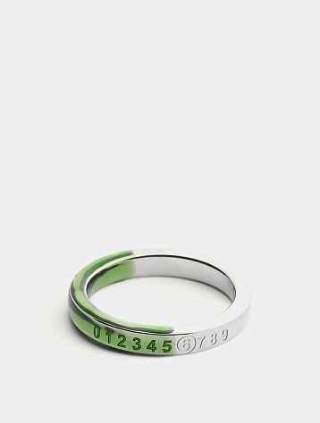 Кольцо MM6 Engraved Numeric Ring