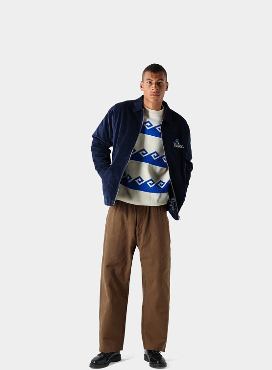 Овершот Butter Goods Corduroy Zip Thru Navy