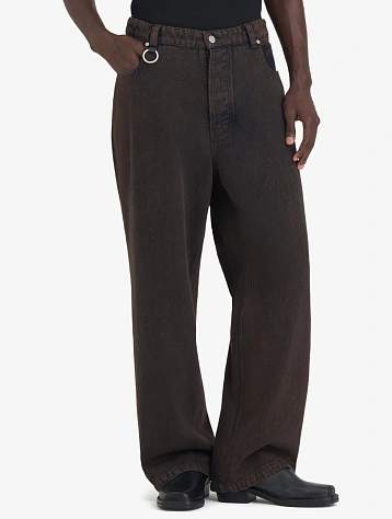 Джинсы Études Loose Jeans Dk Brown