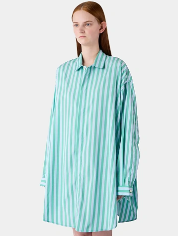 Женская рубашка Sunnei Mega Over Shirt Mint Green