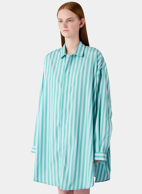 Женская рубашка Sunnei Mega Over Shirt Mint Green