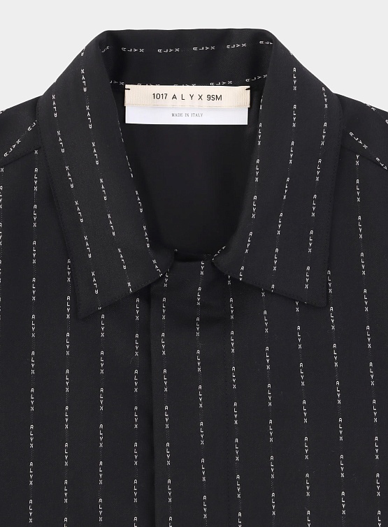 Рубашка 1017 ALYX 9SM Pinstripe S/s Shirt Black