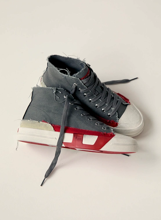 Кеды Diesel S-D-Verse Mid Grey/Red