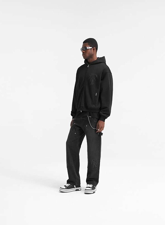 Зип-худи Represent Clo Cherub Initial Zip Jet Black