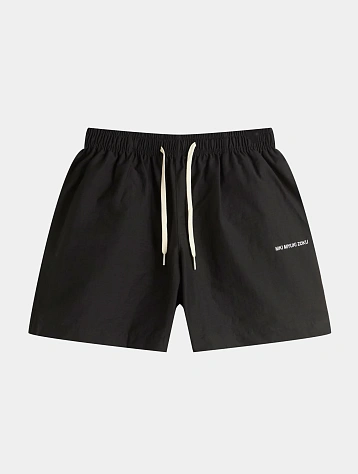 Шорты MKI MIYUKI ZOKU Washed Cotton Nylon Black