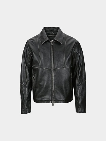 Куртка Andersson Bell Dreszen Leather Zip-Up Jacket Brown
