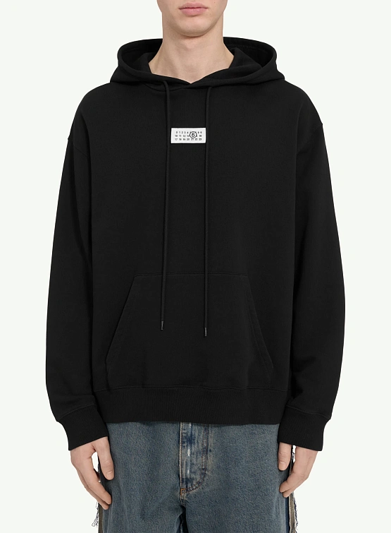 Худи MM6 Maison Margiela Numeric Logo Black