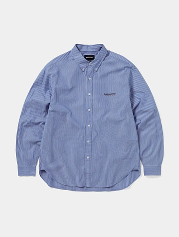 Рубашка thisisneverthat DSN Striped Shirt Blue
