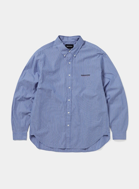 Рубашка thisisneverthat DSN Striped Shirt Blue