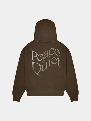 Худи MUSEUM OF PEACE & QUIET Warped Hoodie Coffee