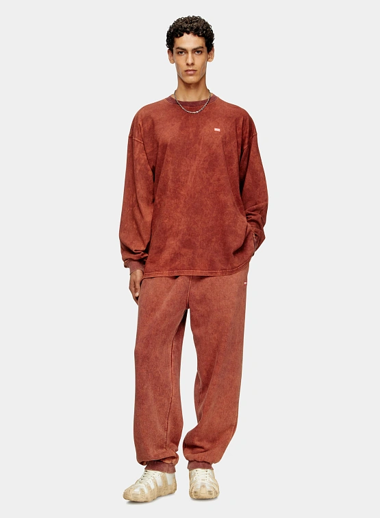 Лонгслив Diesel T-Boxt-Ls-T3 Brown