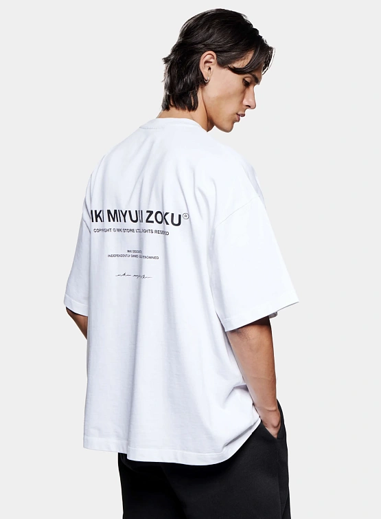Футболка MKI MIYUKI ZOKU Design Studio White