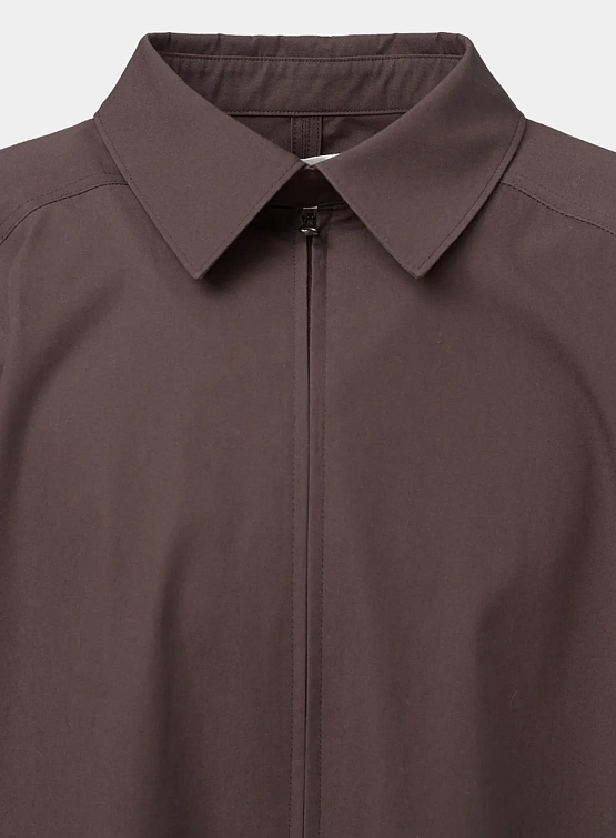 Овершот AMOMENTO Raglan Oversized Zip-Up Burgundy