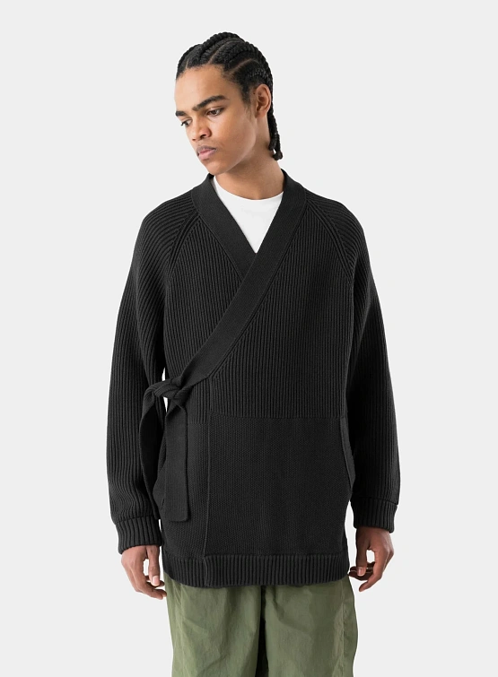 Кардиган MAHARISHI 1461 Maharishi Knitted Kimono Black