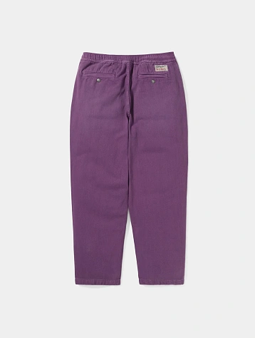 Брюки thisisneverthat Overdyed Twill Pant - Updated Plum