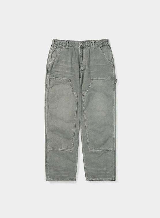 Брюки thisisneverthat Faded Carpenter Pant Olive Grey