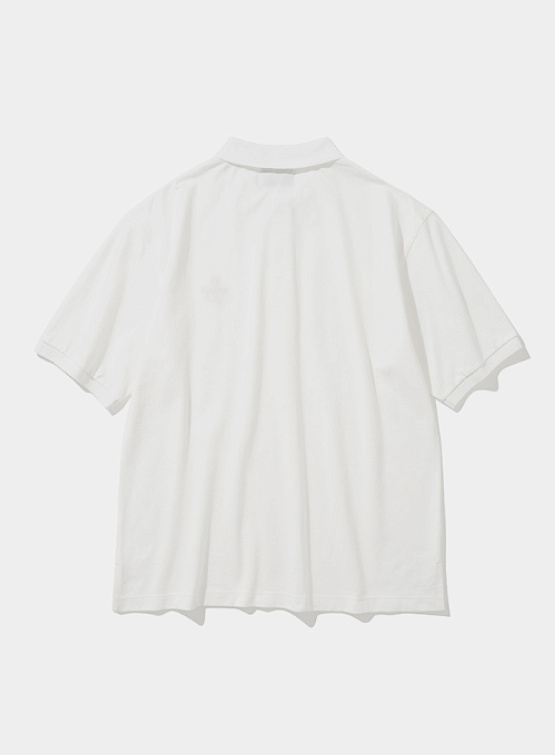 Поло Uniform Bridge Flag Pique S/S Tee Off White