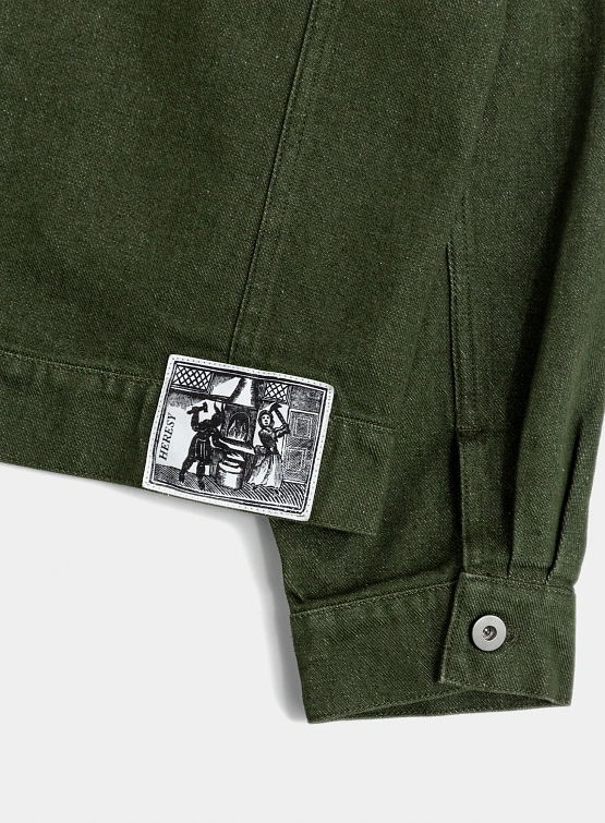 Джинсовая куртка Heresy Alga Green