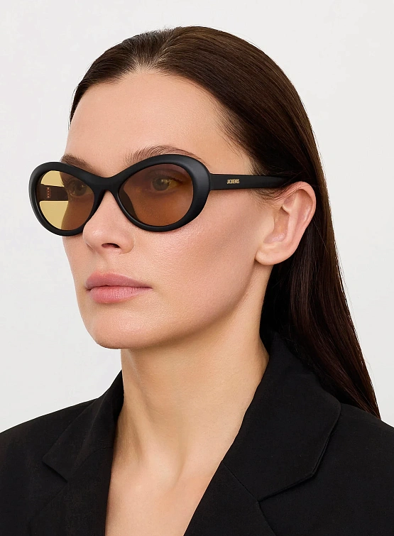 Очки JACQUEMUS Rond Matt Black