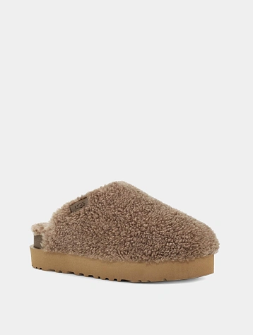 Женские сабо UGG Fuzz Sugar Slide Hickory