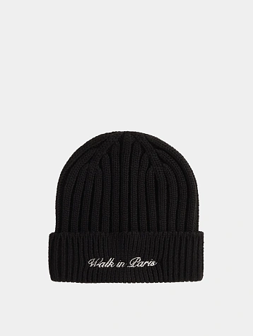 Шапка Walk In Paris Wool Beanie Black