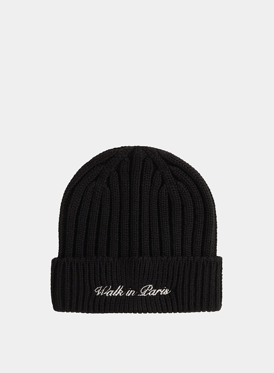 Шапка Walk In Paris Wool Beanie Black