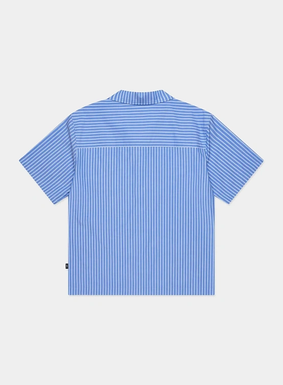 Рубашка LMC Stripe Resort Short Slv Shirt Blue