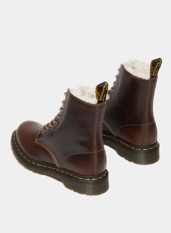 Женские ботинки Dr. Martens 1460 Pascal Serena Dark Khaki