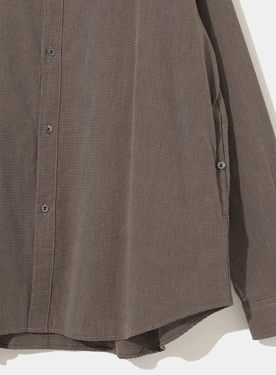 Рубашка UNDERCOVER Cotton Oxford Graphic Patch Brown