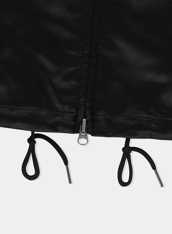 Куртка YESEYESEE Logo Applique Satin Coach Black