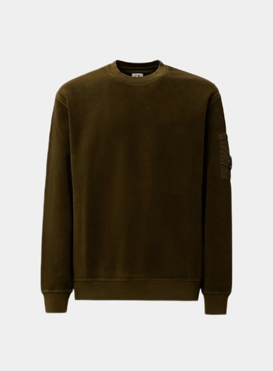 Свитшот C.P. Company Brushed Emerized Diagonal Fleece Ivy Green
