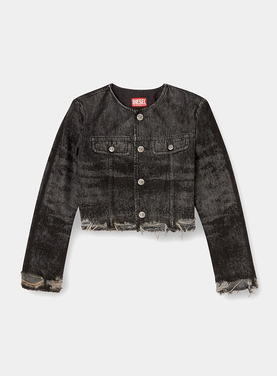 Женская джинсовая куртка Diesel De-Graffy-Fsh Black