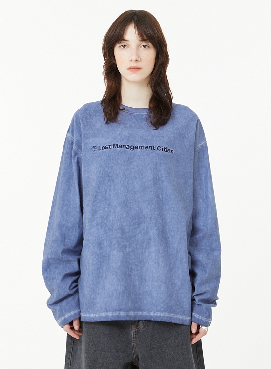Лонгслив LMC Overdyed Fn Long Slv Tee Navy