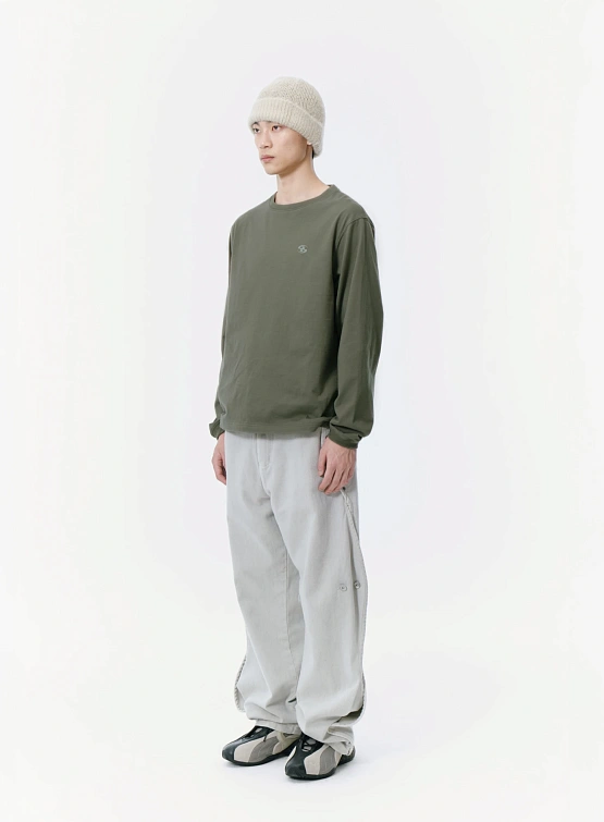 Лонгслив SAN SAN GEAR Logo L/S Khaki