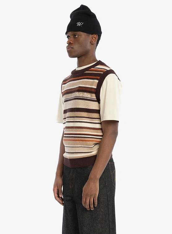 Жилет Walk In Paris Grandma Sleeveless Knit Marron