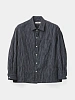 Рубашка COOR Textured Stripe Lounge Navy