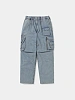 Брюки thisisneverthat Crazy Multi Zip Pant - Updated Washed Blue