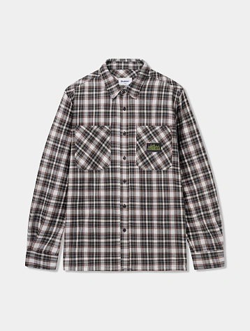 Рубашка Butter Goods Equipment Plaid Shirt Charcoal