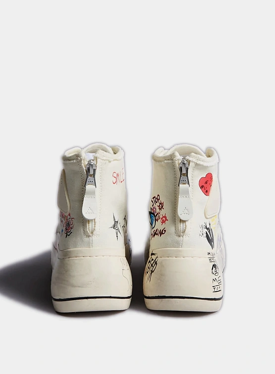 Женские кеды R13 Kurt High Top Sneaker Ecru