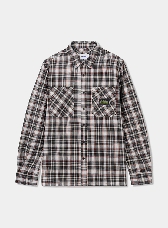 Рубашка Butter Goods Equipment Plaid Shirt Charcoal