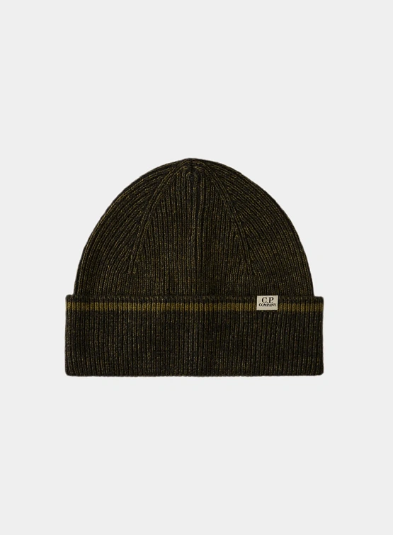 Шапка C.P. Company Fleece Knit Beanie Capers