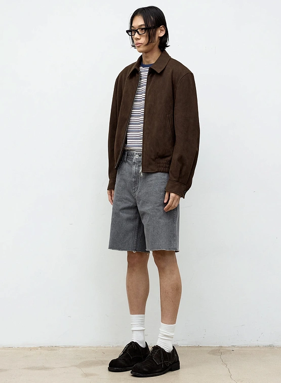 Куртка COOR Quilted Eco-Suede Swing Top Dark Brown