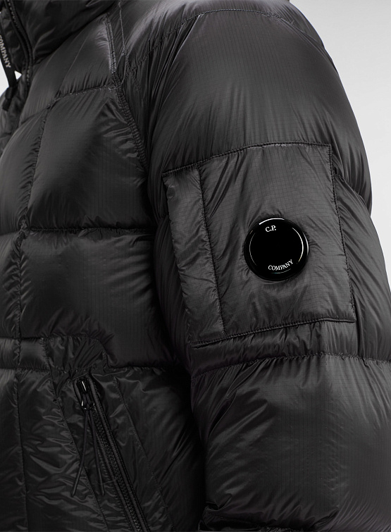 Пуховик C.P. Company D.D. Shell Hooded Down Black