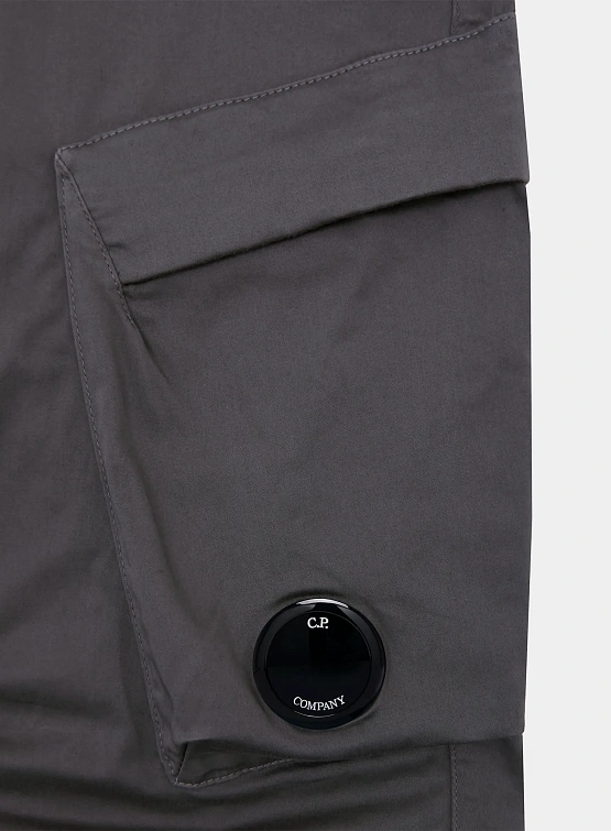 Брюки C.P. Company Stretch Sateen Ergonomic Smoked Pearl